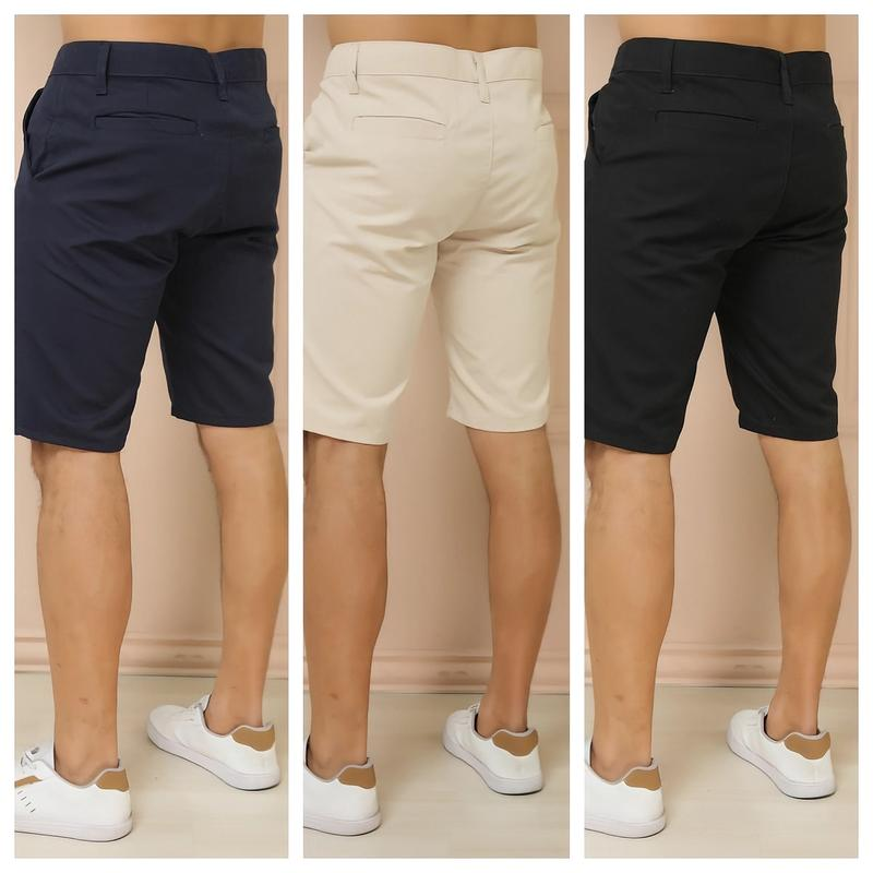 Kit 3 bermuda sarja masculino bolsa embutida economica premiun Shorts Casuais De Verão Shorts Essenciais