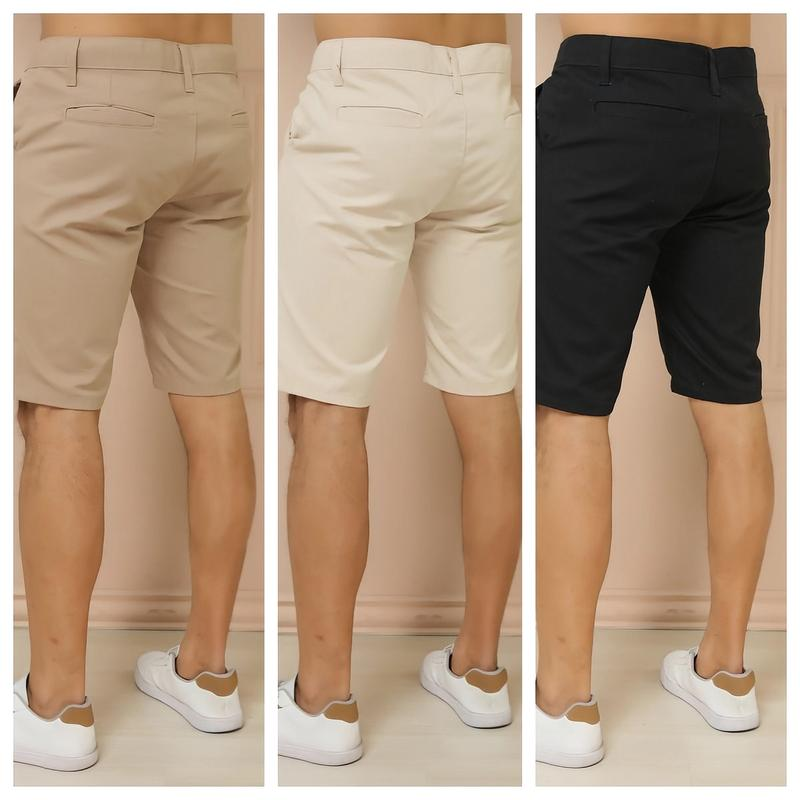 Kit 3 bermuda sarja masculino bolsa embutida economica premiun Shorts Casuais De Verão Shorts Essenciais